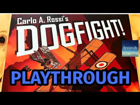 Dogfight! Board Game | Playthrough | Blue vs. Red (Best of 3)