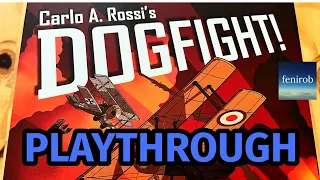 Dogfight! Board Game | Playthrough | Blue vs. Red (Best of 3)