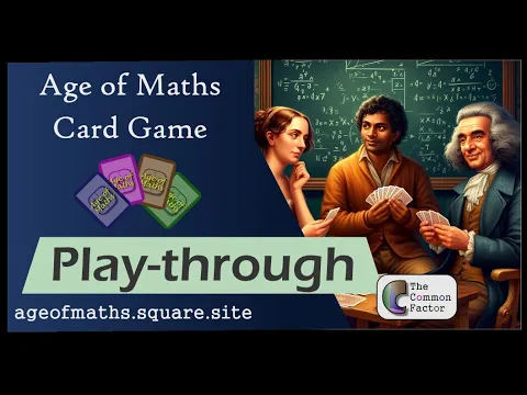 Age of Maths card game Playthrough