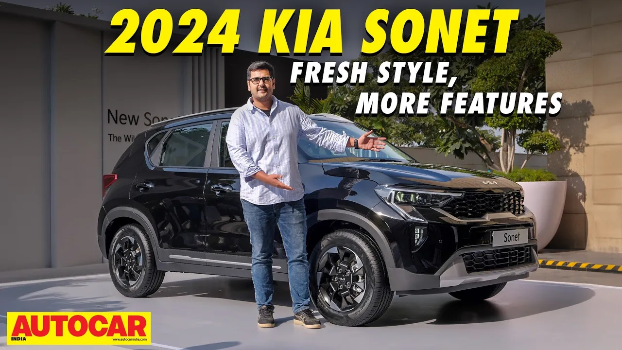 2024 Kia Sonet facelift - Kia SUV now with ADAS | First Look | @autocarindia1