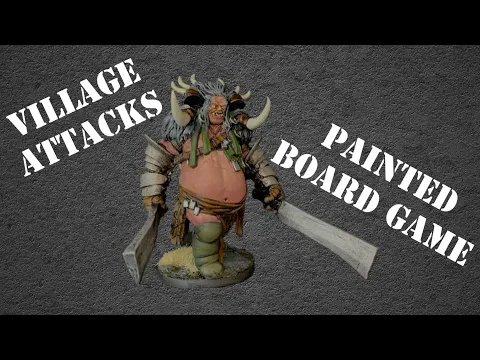 Village Attacks Board Game Painted