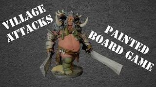 Village Attacks Board Game Painted