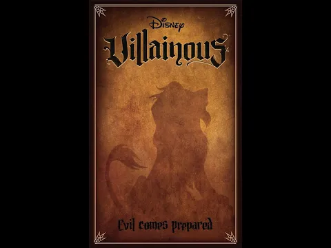 Disney Villainous: Evil Comes Prepared - Standalone Expansion Board Game - Unboxing - 4k