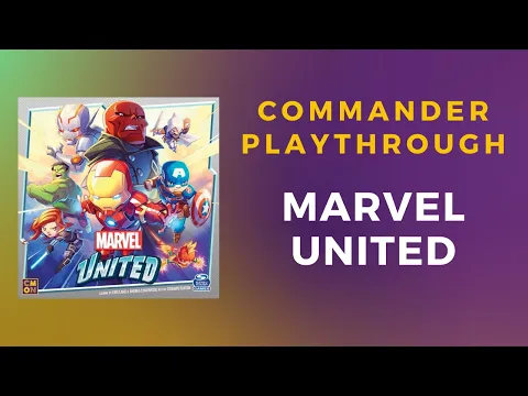 Marvel United Commander Solo Mode Playthrough | DaniCha