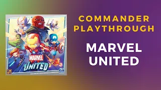 Marvel United Commander Solo Mode Playthrough | DaniCha