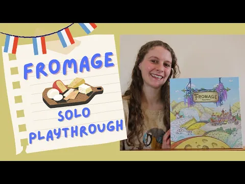 Fromage | Solo playthrough and review! | Is it gouda?!