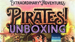 Extraordinary Adventures: Pirates! Board Game I Unboxing (No Talking)