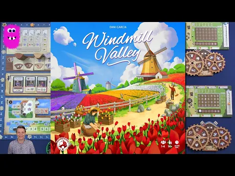 Windmill Valley, Solo Playthrough - with rules explanation