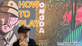How to Play ONODA | Solo Board Game | Designed Francisco Gradaille | Publishers Salt & Pepper Games