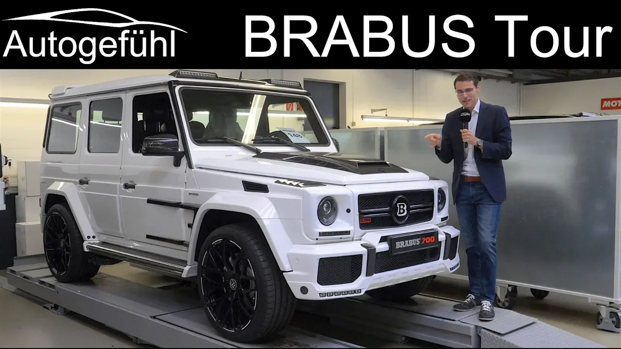 BRABUS Factory Tour with G-Class S-Class 900 hp & vintage 300 SL - Autogefühl