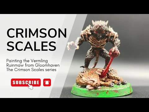 Vermling Ruinmaw miniature painted and ready for new Gloomhaven Crimson Scales adventures