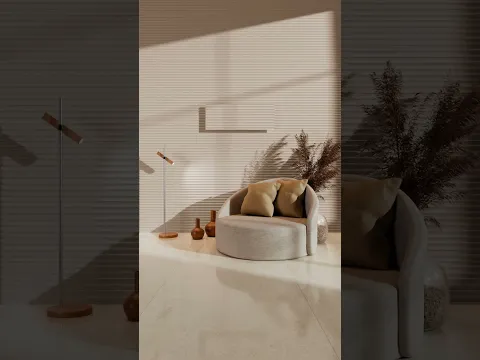 Revestimento Interno Monocolor Acetinado 45x120cm Puraforma Almond Graffi Portobello