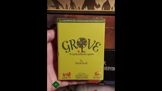GROVE (တောအုပ်) Kickstarter Unboxing