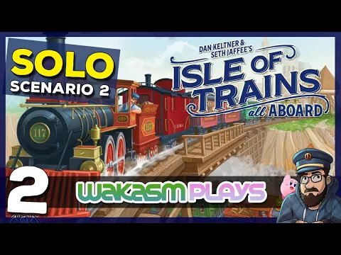 Isle of Trains: All Aboard!🚂 Scenario 2 (Solo) Building a city one brick at a time...