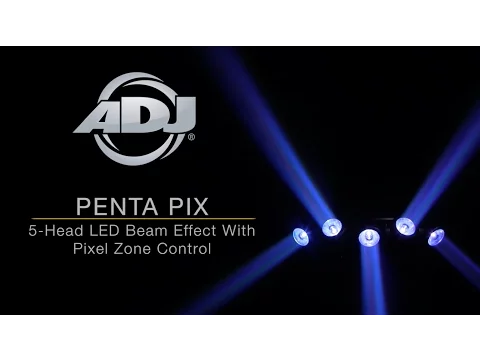 Product video thumbnail for ADJ American DJ Penta Pix 5x15-Watt RGBW LED Beam Effect Light