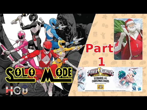 Power Rangers Heroes of the Grid SOLO Play – Christmas Chaos Scenario 4 PART 1