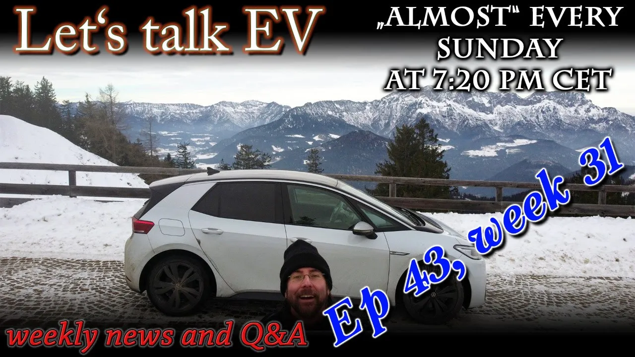(live) Let's talk EV - 15.000 Subscribers - Thank you!