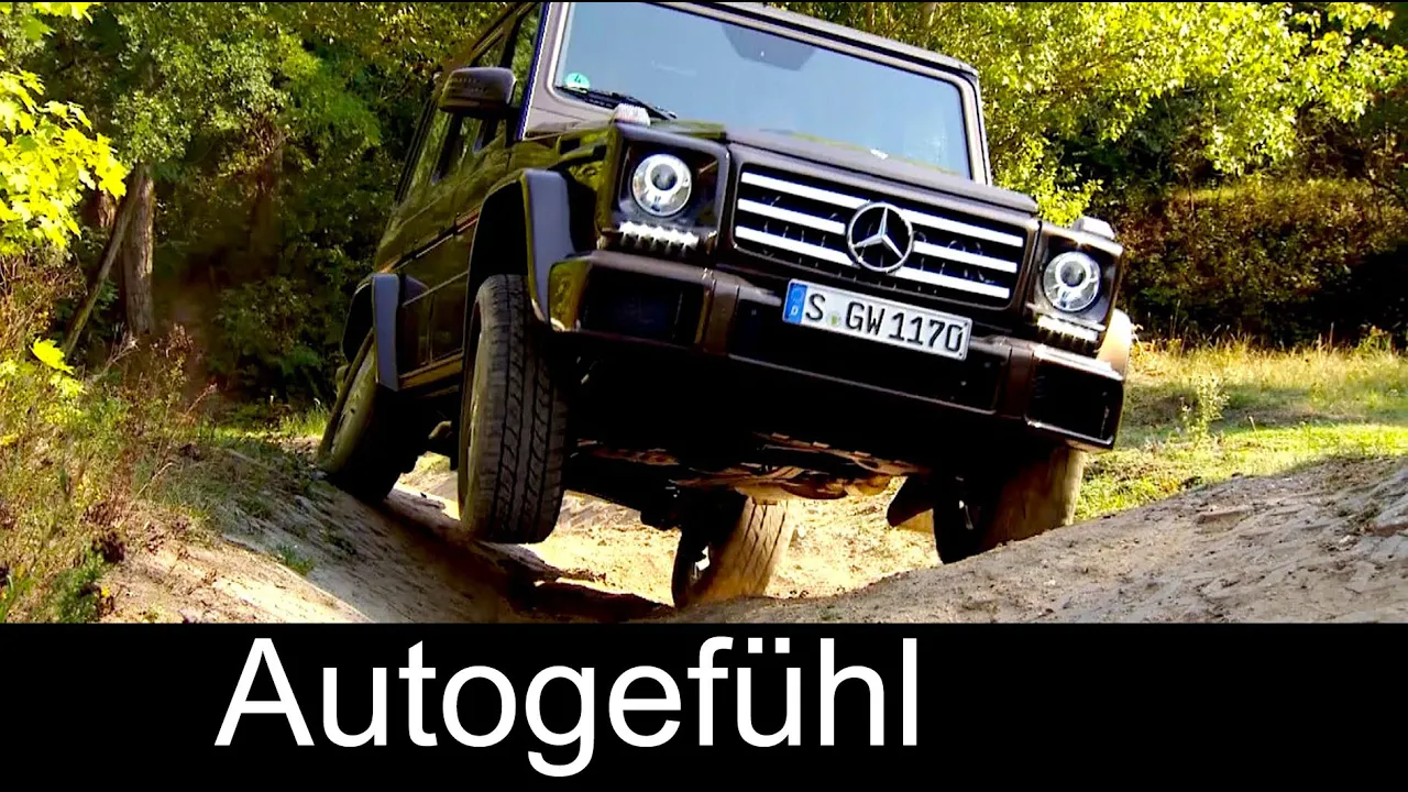 Mercedes G500 offroad driving G-Class G-Klasse (citrine brown) Exterior/Interior - Autogefühl