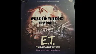 What's In the box? Ep51 E.T. The Extra-Terrestrial Light Years From Home Game Unboxing