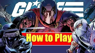How to Play GI Joe Deck Building Game
