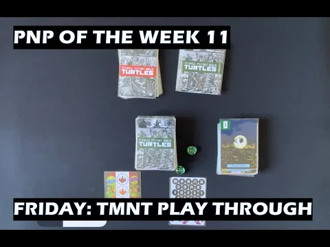 Play through of the TMNT Friday re-theme