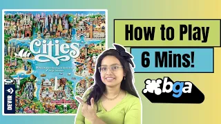 Cities - How to Play on Board Game Arena | 6 Mins