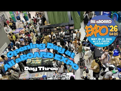 Opening Day at All aBOARD Expo: Tom in the Philippines Day 3