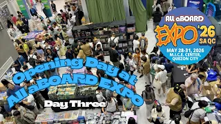 Opening Day at All aBOARD Expo: Tom in the Philippines Day 3