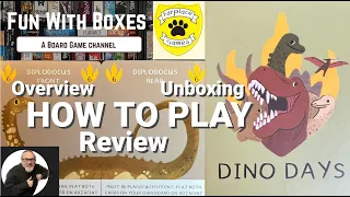 Dino Days Card Game | Unboxing, How to Play & Review | Farplace Animal Rescue Charity | Days Game 3
