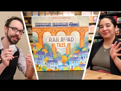Railroad Tiles Playthrough || 3 Players, 30 Minutes