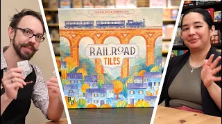 Railroad Tiles Playthrough || 3 Players, 30 Minutes