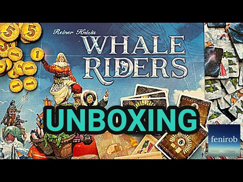 Whale Riders Board Game | Unboxing (No Talking)