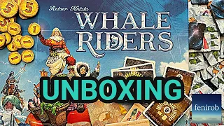 Whale Riders Board Game | Unboxing (No Talking)