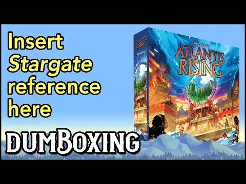 Detailed Unboxing Atlantis Rising (2nd Edition)【ツ】Not Kickstarter, Co-op Worker Placement & Dice!