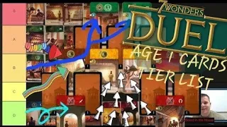 2023 Age 1 Card Tier List | 7 Wonders Duel Board Game