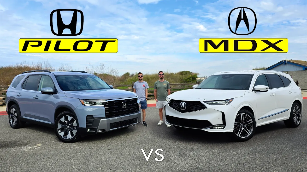 WORTH THE EXTRA MONEY?? -- 2026 Acura MDX vs. 2026 Honda Pilot: Comparison