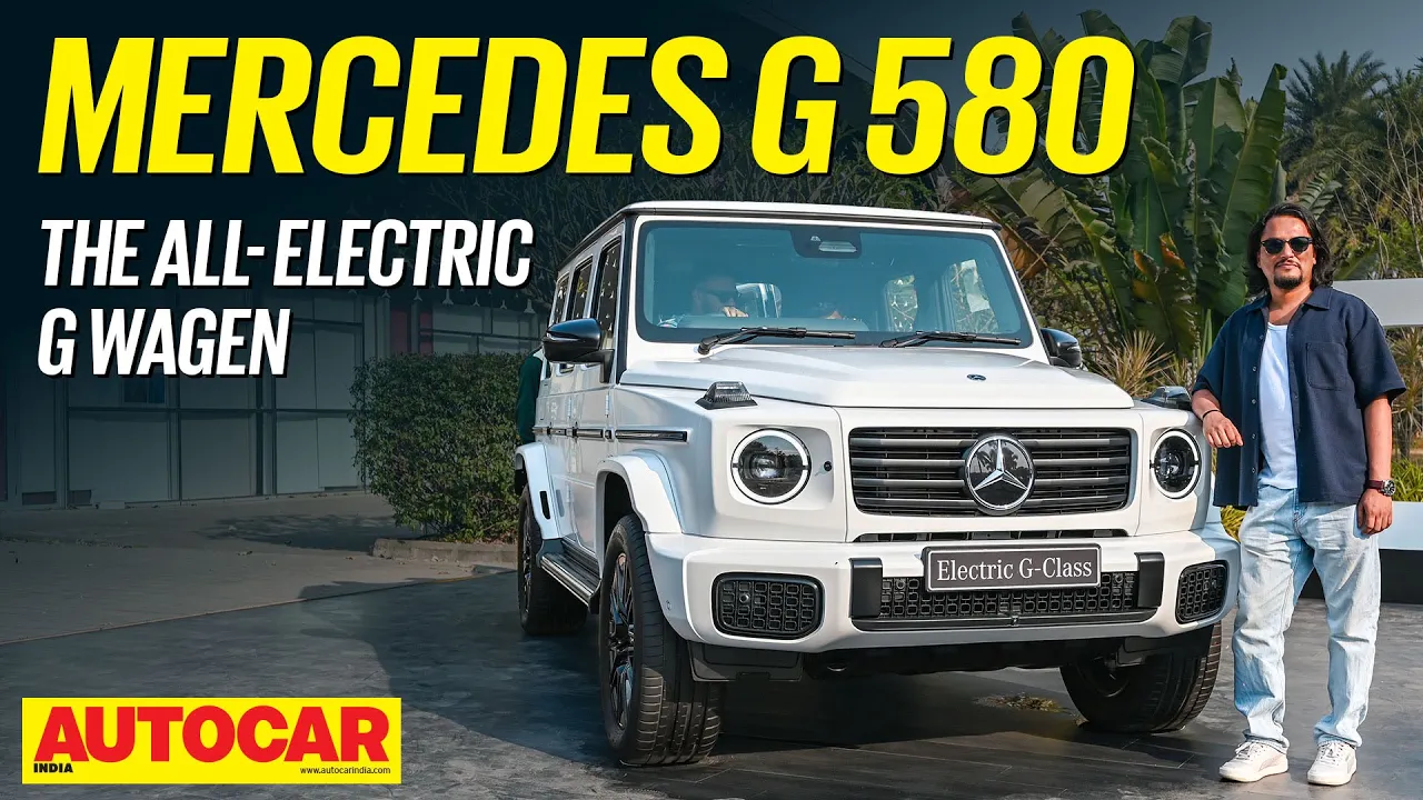 Mercedes G-Class Electric - 4 electric motors, 1165Nm and Rs 3 crore! | First Look | Autocar India