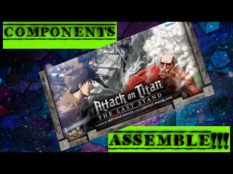 Assembling game components for Attack On Titan!