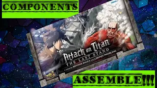 Assembling game components for Attack On Titan!