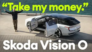 Is This the Electric Škoda Octavia? | Vision O First "Drive"