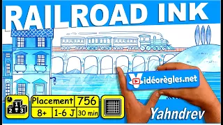Vidéorègle Jeu de Société " RAILROAD INK " par Yahndrev (#756)