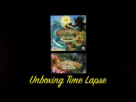 Spirit Island Nature Incarnate Unboxing Time Lapse
