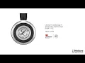 Stetoscopio diagnostico 3M™ Littmann® Cardiology IV™, testina con finitura standard, tubo auricolare nero, connettore e archetto inossidabili, 69 cm, 6152 video