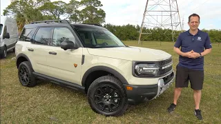 Is the NEW 2025 Ford Bronco Sport Badlands a better SUV than a Subaru Crosstrek?