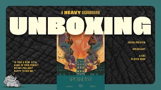 Speakeasy - Pre-production copy - Unboxing by Heavy Cardboard