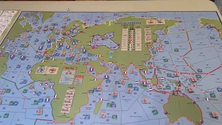 Seas of Thunder : board set up first turn and Med battle.