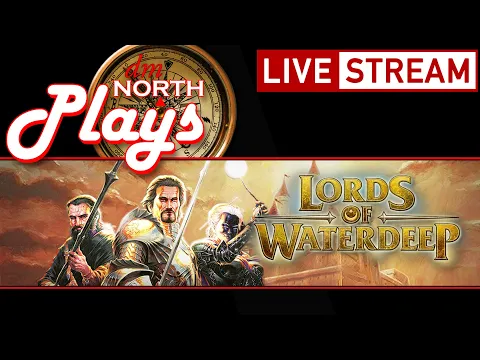 Lords of Waterdeep Board Game Gameplay | 3 Player Game (Live Stream Replay)
