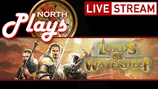 Lords of Waterdeep Board Game Gameplay | 3 Player Game (Live Stream Replay)