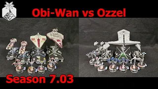 Star Wars Armada "Brought to you by the letter 'O'" Obi-wan vs Ozzel - ION Radio Battle Report