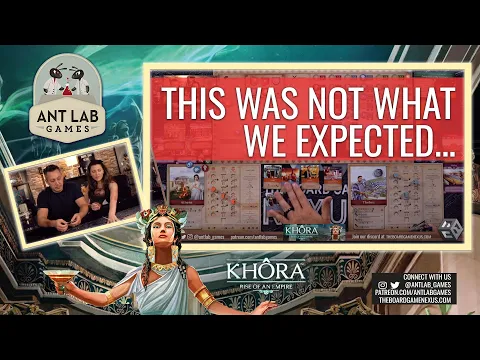 Khora Board Game Playthrough and Review by Ant Lab Games